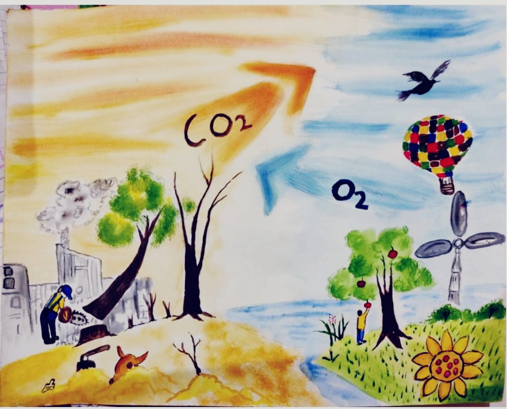 Save environment poster painting | ✐Drawing✎ Amino-saigonsouth.com.vn